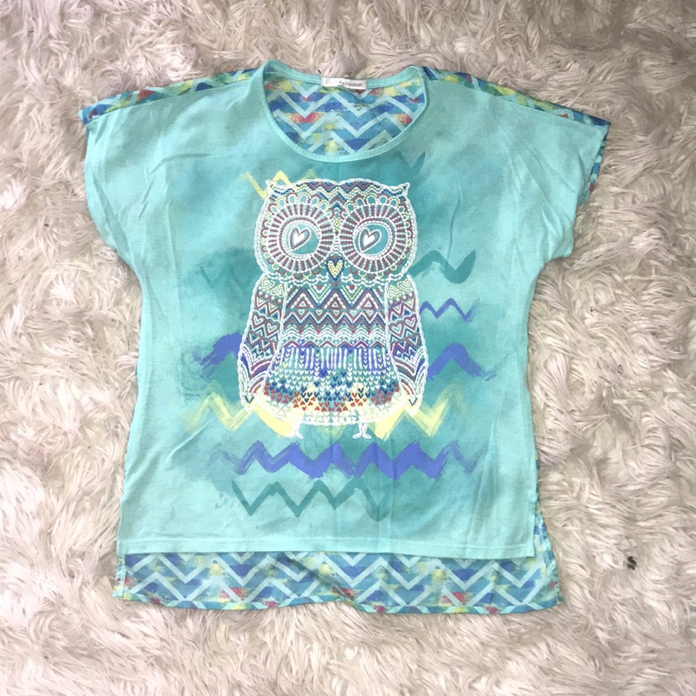 🎉HP🎉 Owl Short Sleeve Shirt